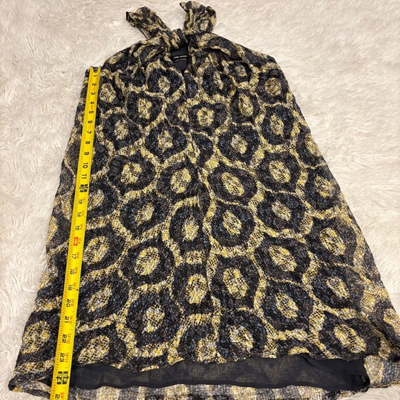 Isabel Marant Tevy Devoré Chiffon Mini Dress Woman’s size 34/small - Picture 6 of 13